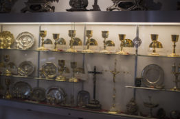 Exponate im Kirchenschatzmuseum Baden