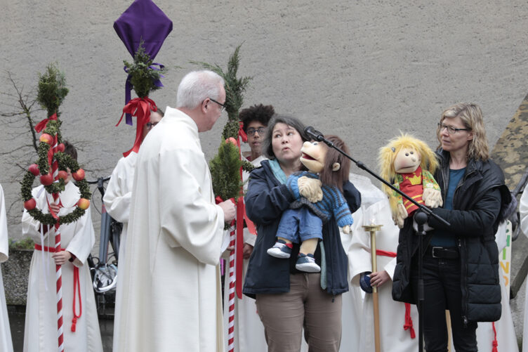 Lebendige Palmsonntagsfeiern für Gross und Klein