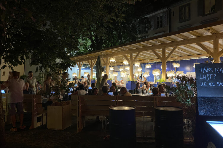 Unsere Festbeiz «HiMMELRiiCH» an der Badenfahrt