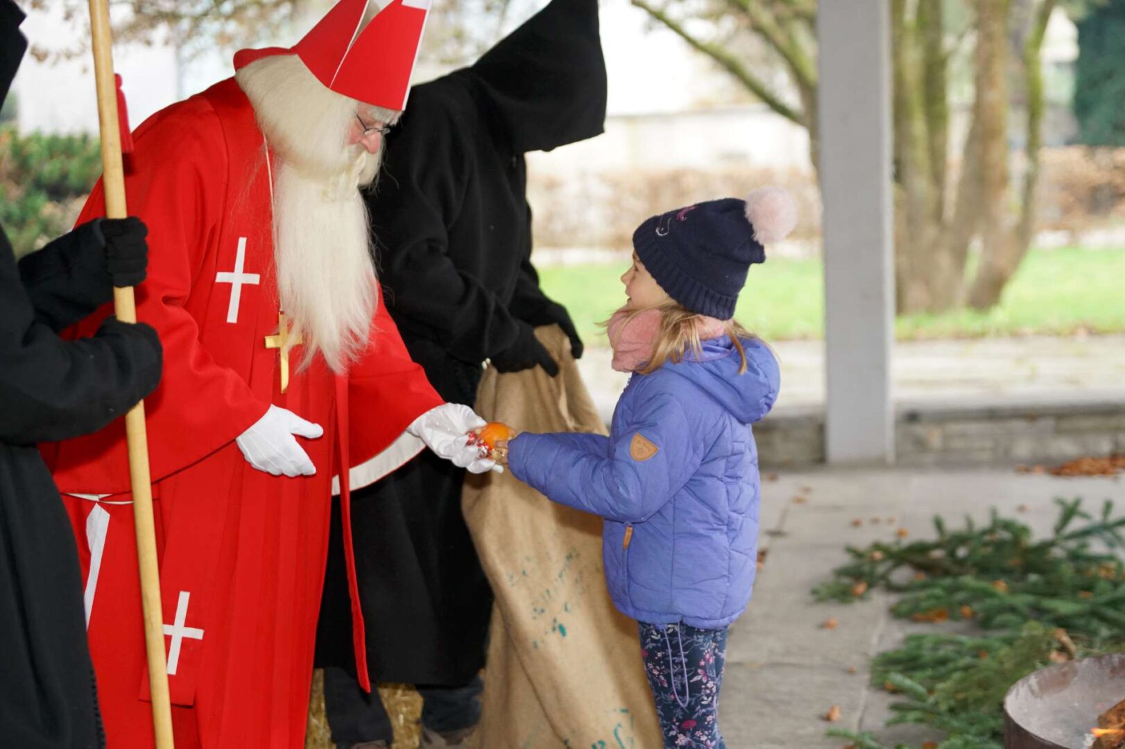 2022 Chlauseinzug - Kinder besuchen den Samichlaus 27