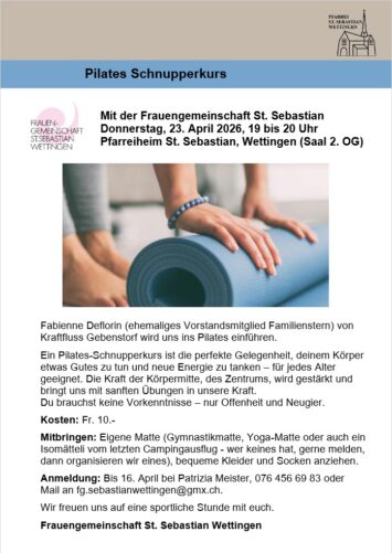 Pilates Schnupperkurs