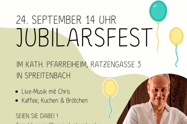 Einladung zum Seniorennachmittag für unsere Jubilare (80+)