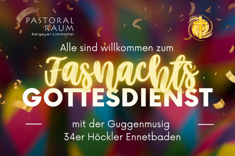 Einladung zum heiteren Fasnachtsgottesdienst