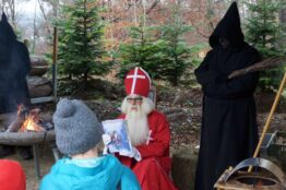 Kinder besuchen den Samichlaus 25