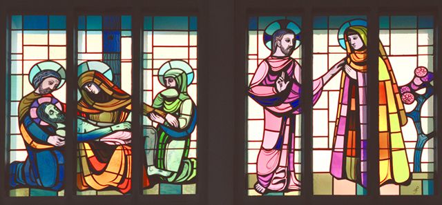 Kirchenfenster von Anton Flüeler, Stans