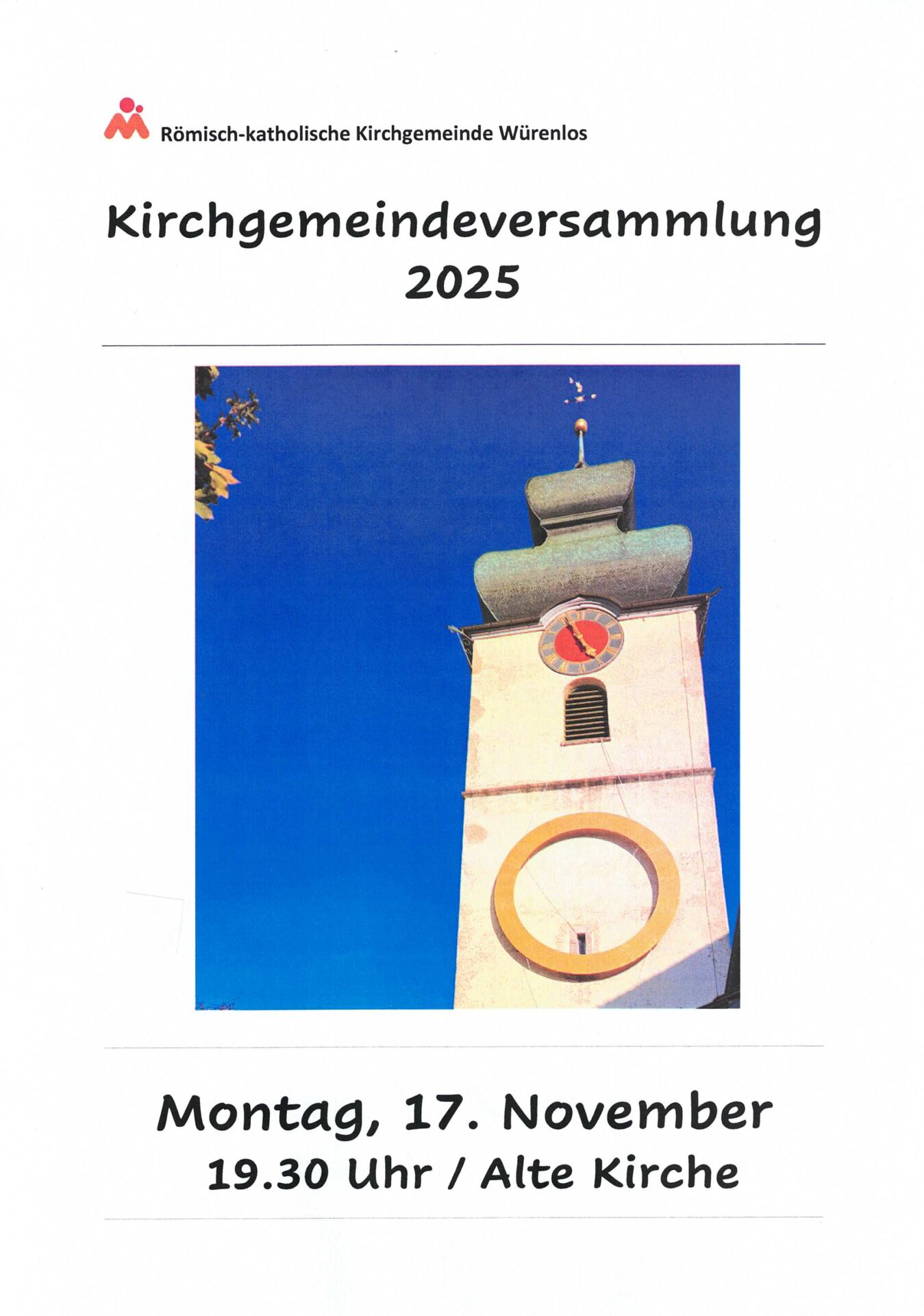 Kirchgemeindeversammlung 2025